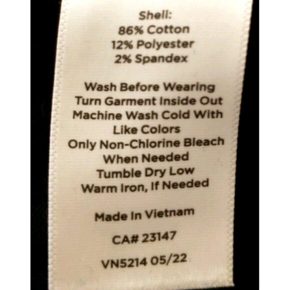 Talbots Women's Jeans Straight Leg High Rise Stretch Black Denim - 16 (38 x30.5) - Picture 8 of 8